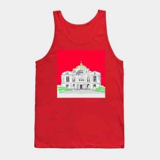 bellas artes in mexico city, the beaux arts the art deco theatre Tank Top